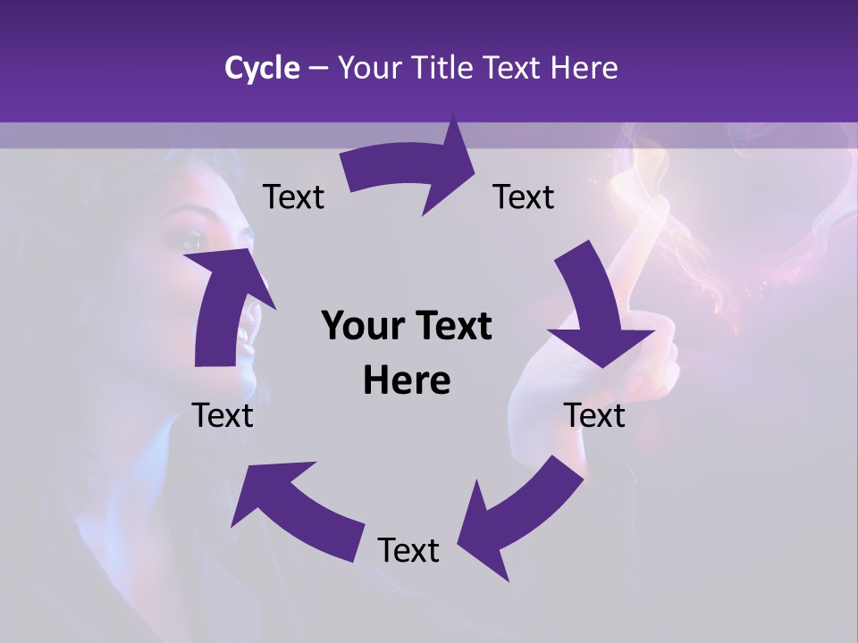 Hands Romance Flame PowerPoint Template