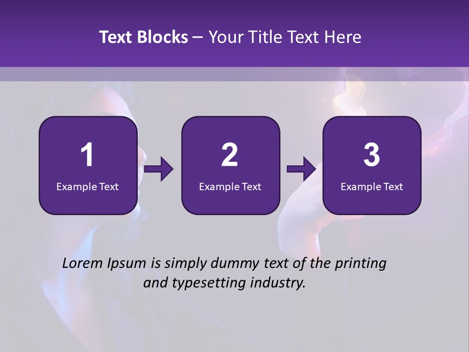 Hands Romance Flame PowerPoint Template