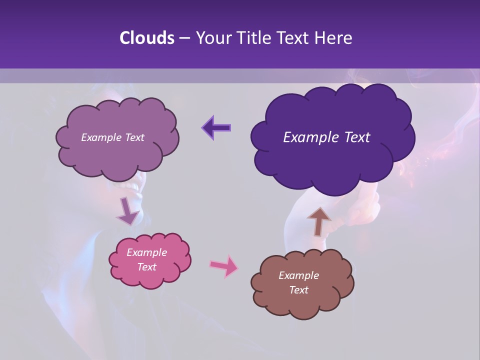 Hands Romance Flame PowerPoint Template