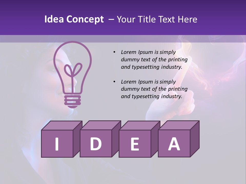 Hands Romance Flame PowerPoint Template