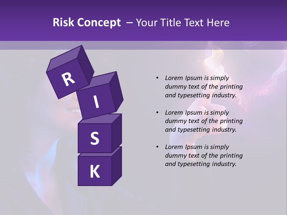 Hands Romance Flame PowerPoint Template