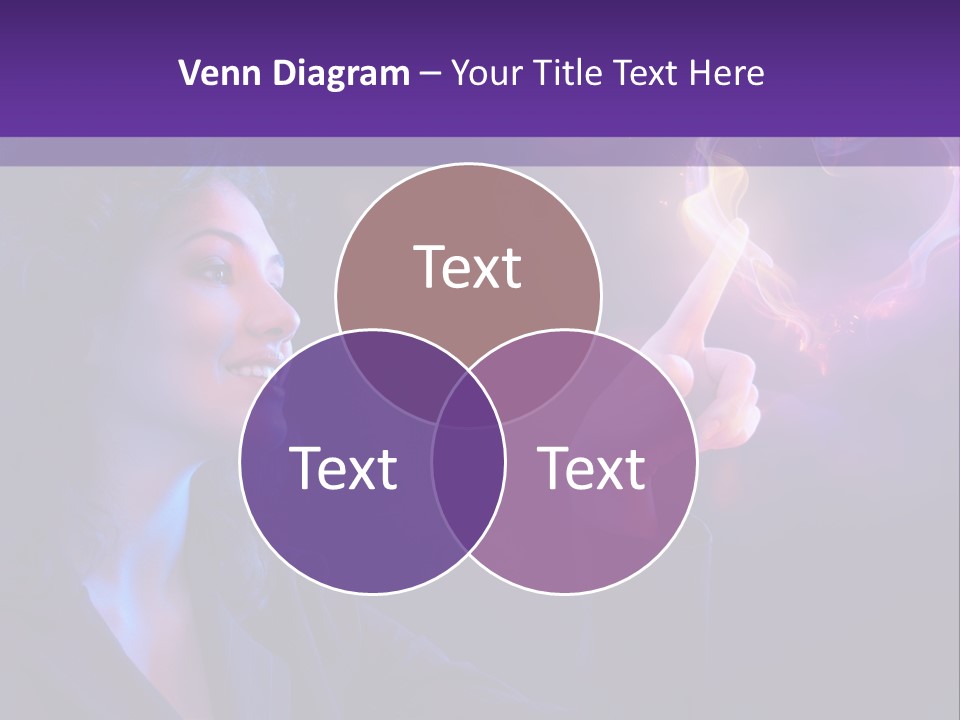 Hands Romance Flame PowerPoint Template