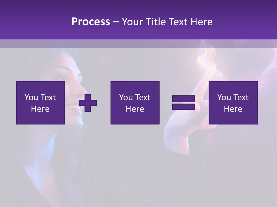 Hands Romance Flame PowerPoint Template