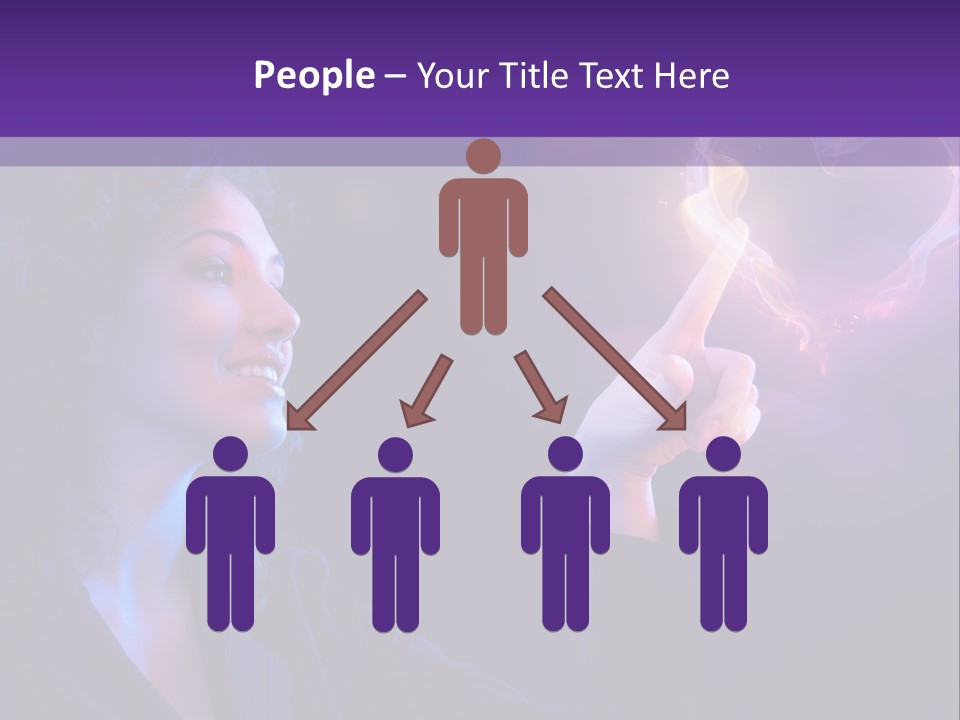 Hands Romance Flame PowerPoint Template