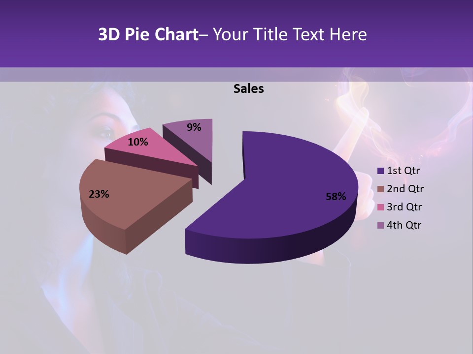 Hands Romance Flame PowerPoint Template
