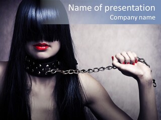 Lady Girl  PowerPoint Template