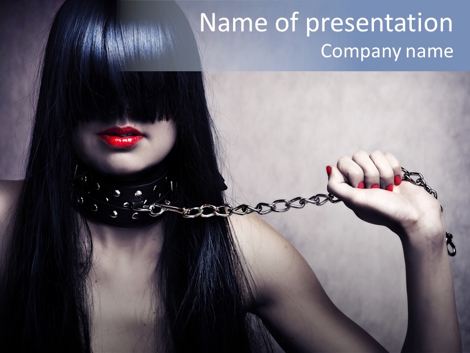 Lady Girl  PowerPoint Template