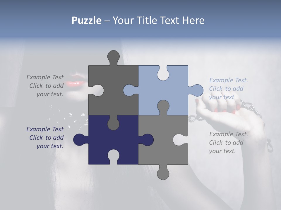 Lady Girl  PowerPoint Template