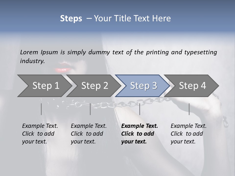 Lady Girl  PowerPoint Template