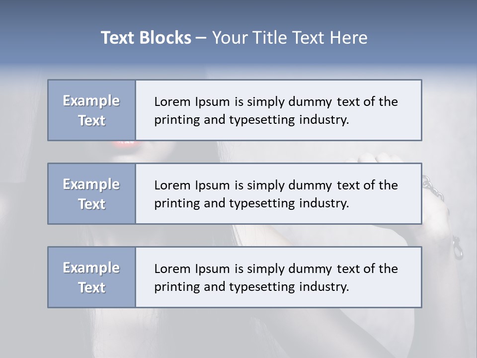 Lady Girl  PowerPoint Template