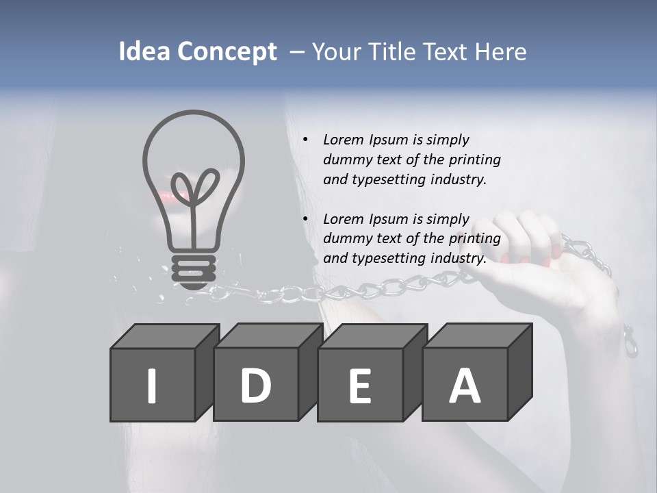 Lady Girl  PowerPoint Template