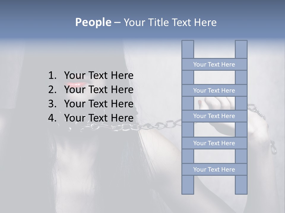 Lady Girl  PowerPoint Template