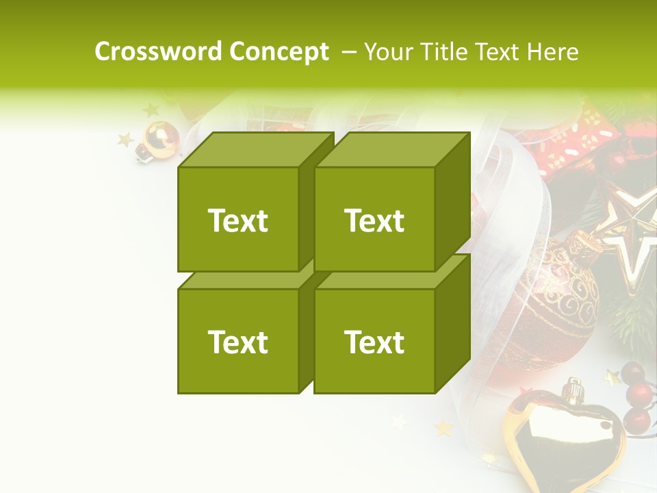 Card New Year Card Christmas PowerPoint Template