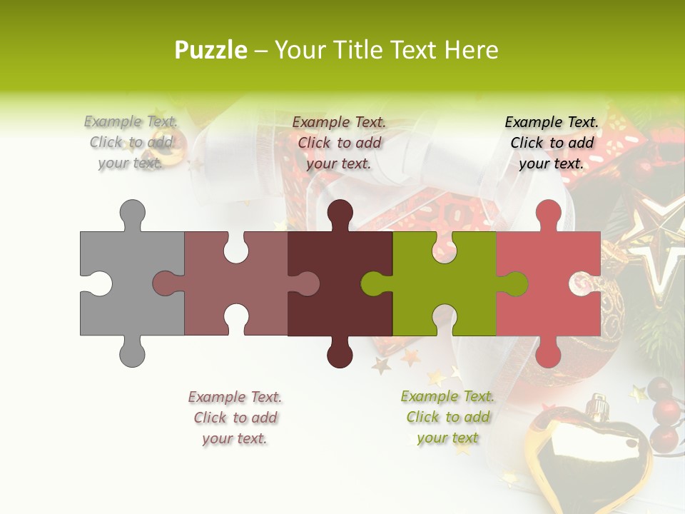 Card New Year Card Christmas PowerPoint Template