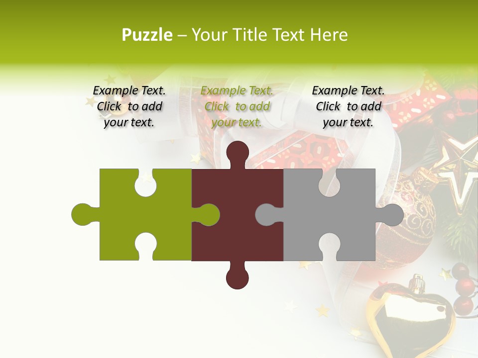 Card New Year Card Christmas PowerPoint Template