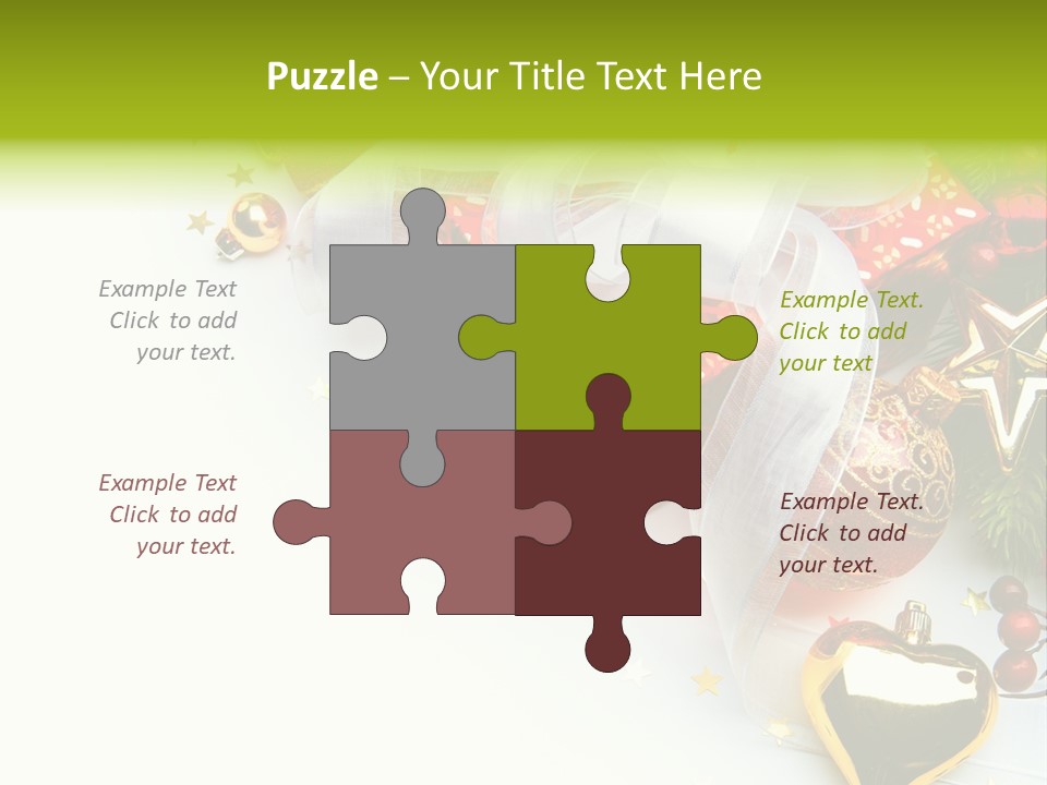 Card New Year Card Christmas PowerPoint Template