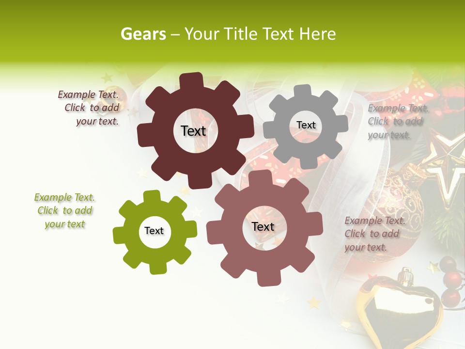 Card New Year Card Christmas PowerPoint Template