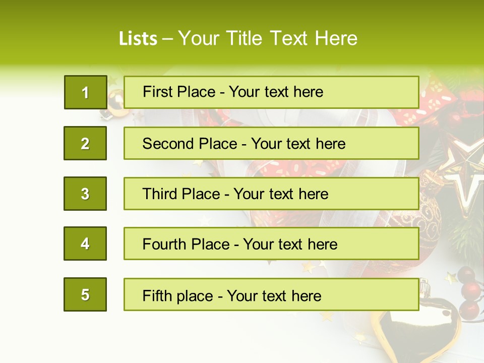 Card New Year Card Christmas PowerPoint Template