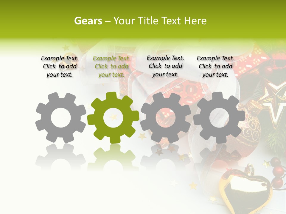 Card New Year Card Christmas PowerPoint Template