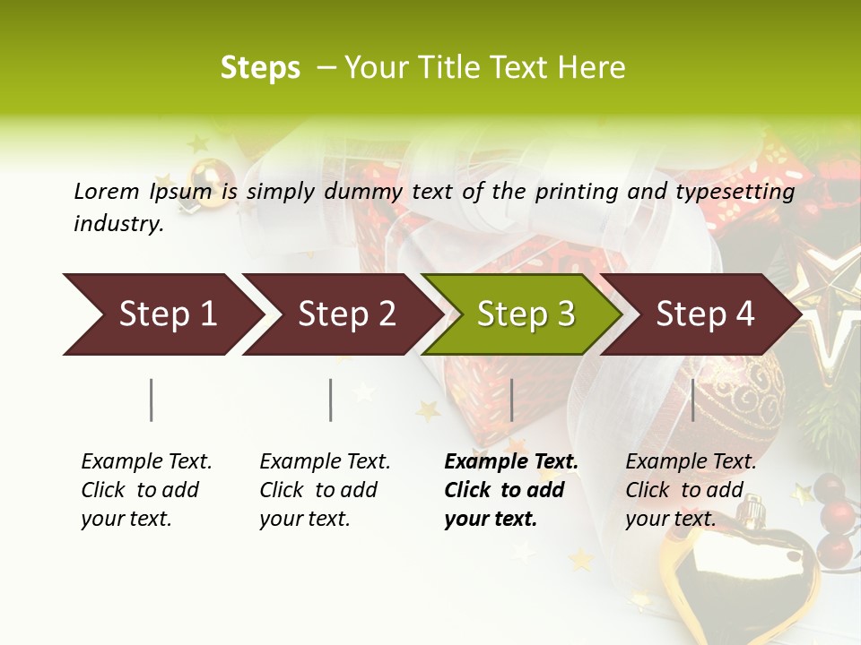 Card New Year Card Christmas PowerPoint Template