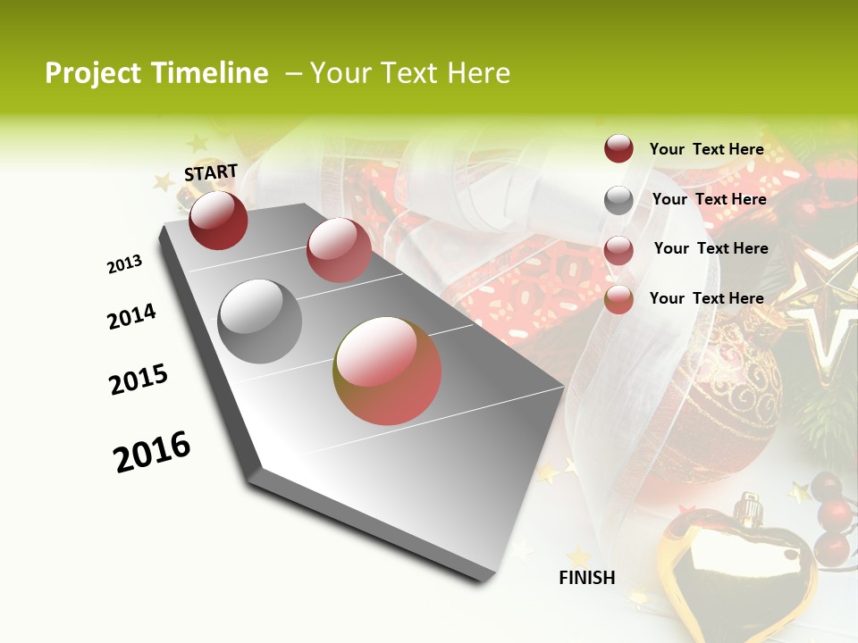 Card New Year Card Christmas PowerPoint Template