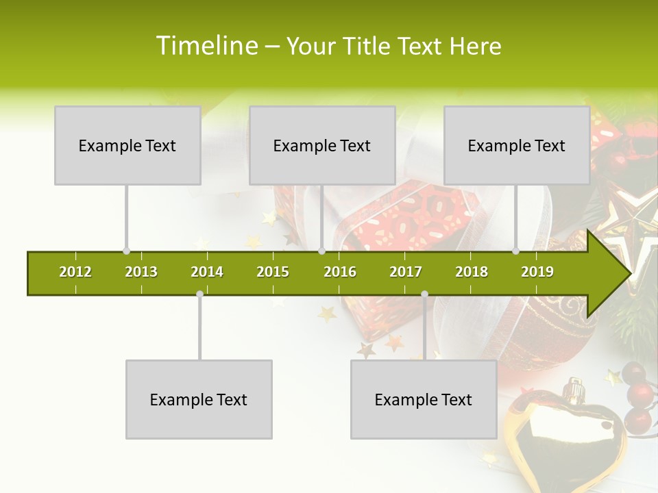 Card New Year Card Christmas PowerPoint Template