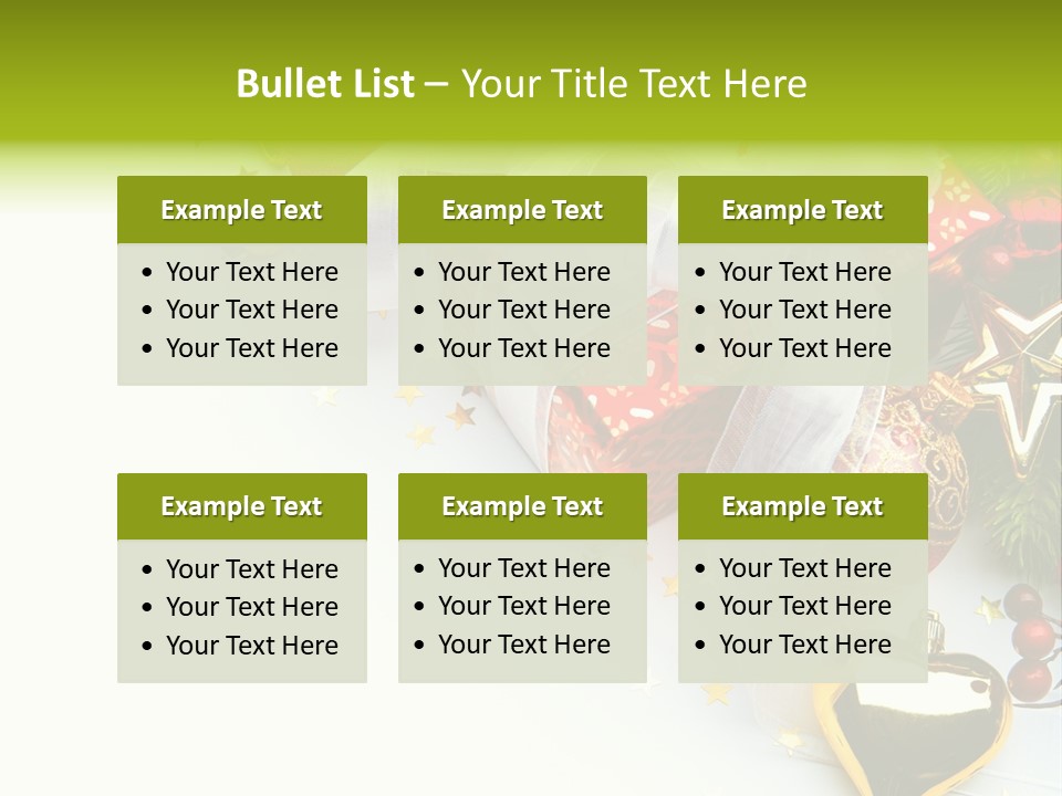 Card New Year Card Christmas PowerPoint Template