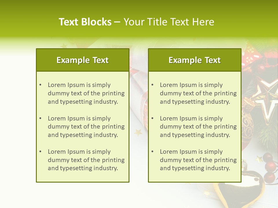 Card New Year Card Christmas PowerPoint Template