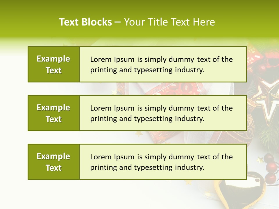 Card New Year Card Christmas PowerPoint Template