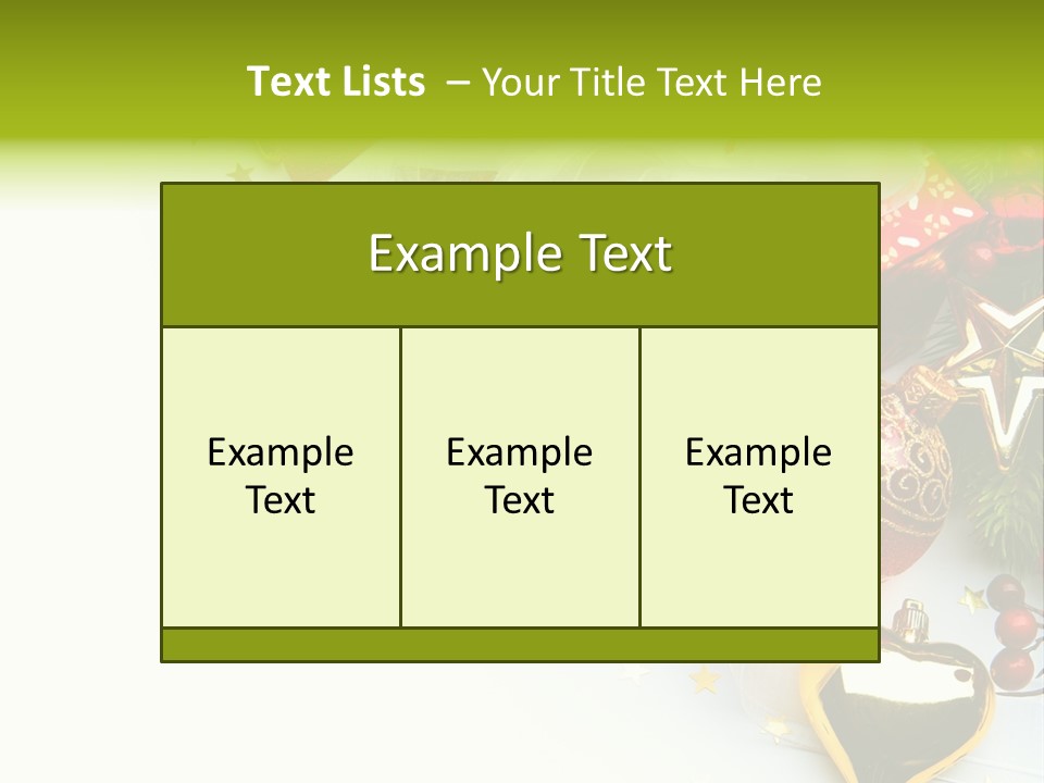 Card New Year Card Christmas PowerPoint Template