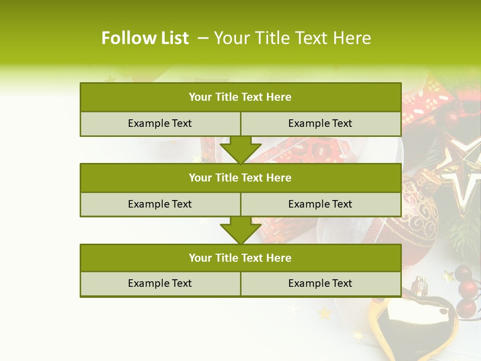 Card New Year Card Christmas PowerPoint Template