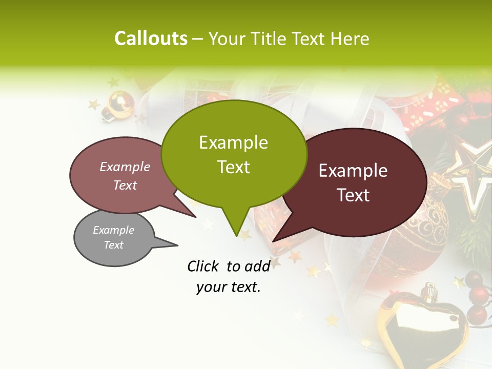 Card New Year Card Christmas PowerPoint Template