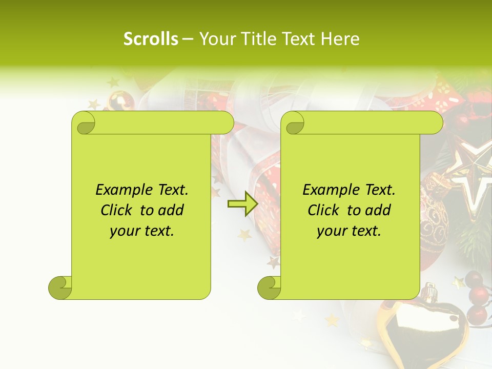 Card New Year Card Christmas PowerPoint Template