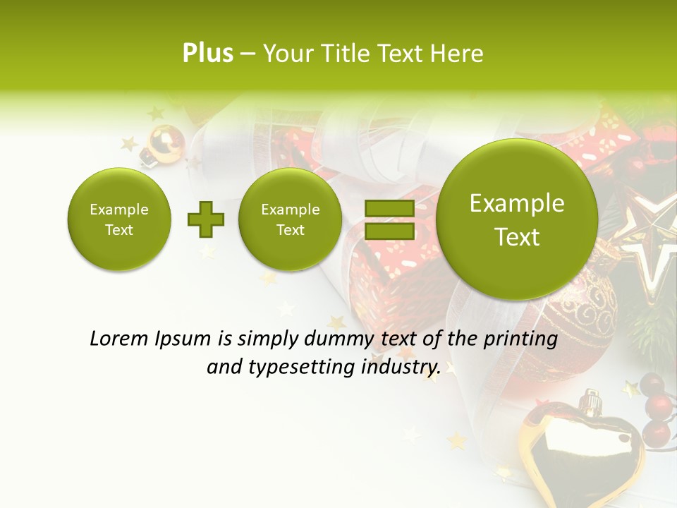 Card New Year Card Christmas PowerPoint Template