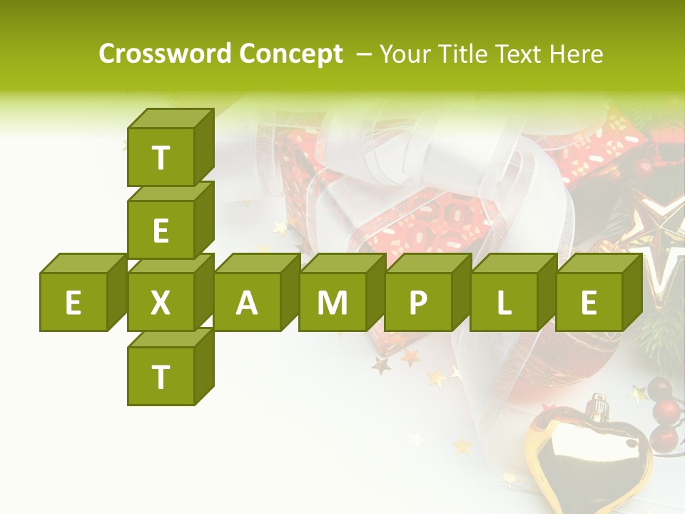 Card New Year Card Christmas PowerPoint Template