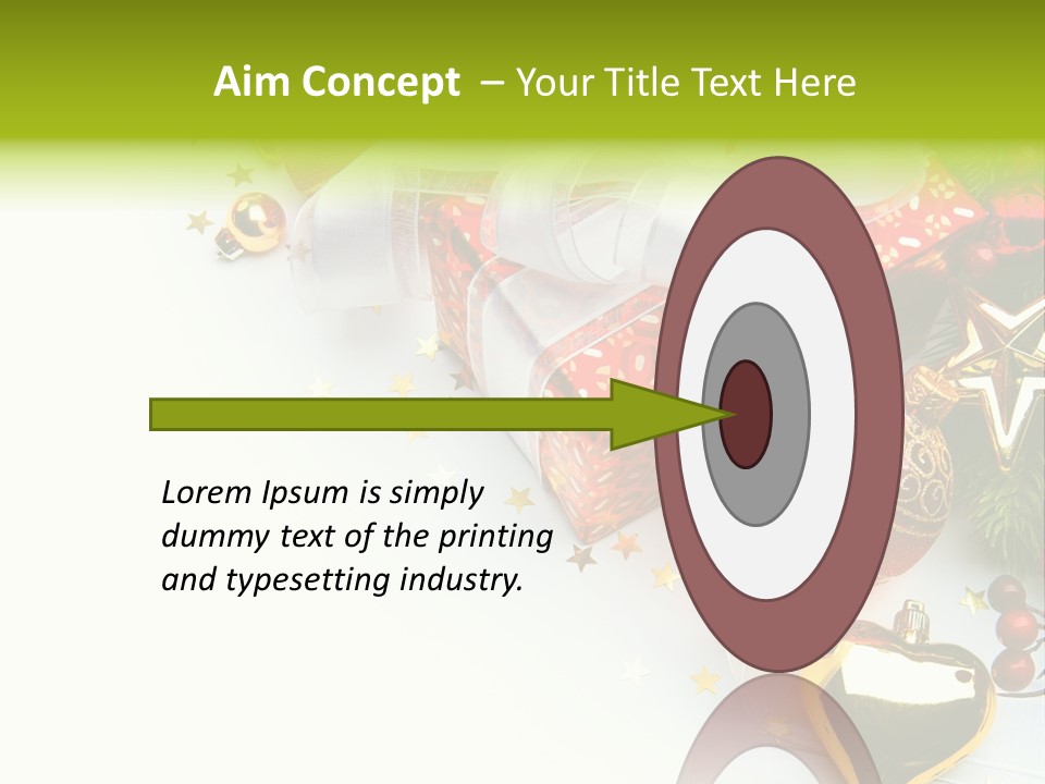 Card New Year Card Christmas PowerPoint Template