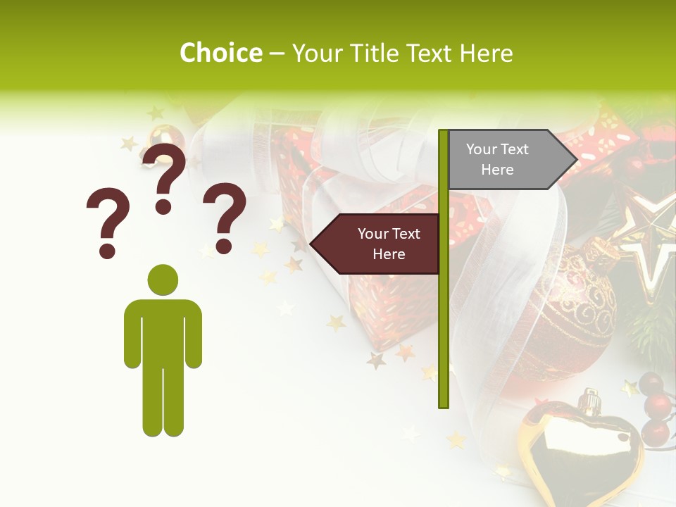 Card New Year Card Christmas PowerPoint Template