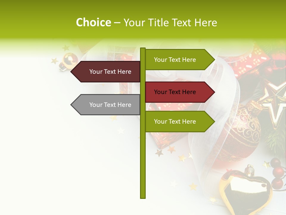 Card New Year Card Christmas PowerPoint Template