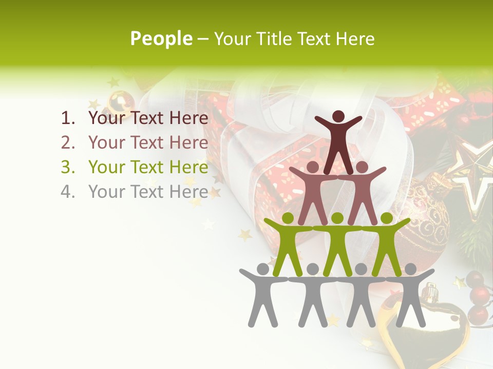 Card New Year Card Christmas PowerPoint Template