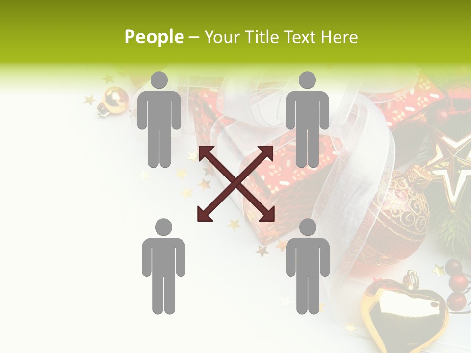 Card New Year Card Christmas PowerPoint Template