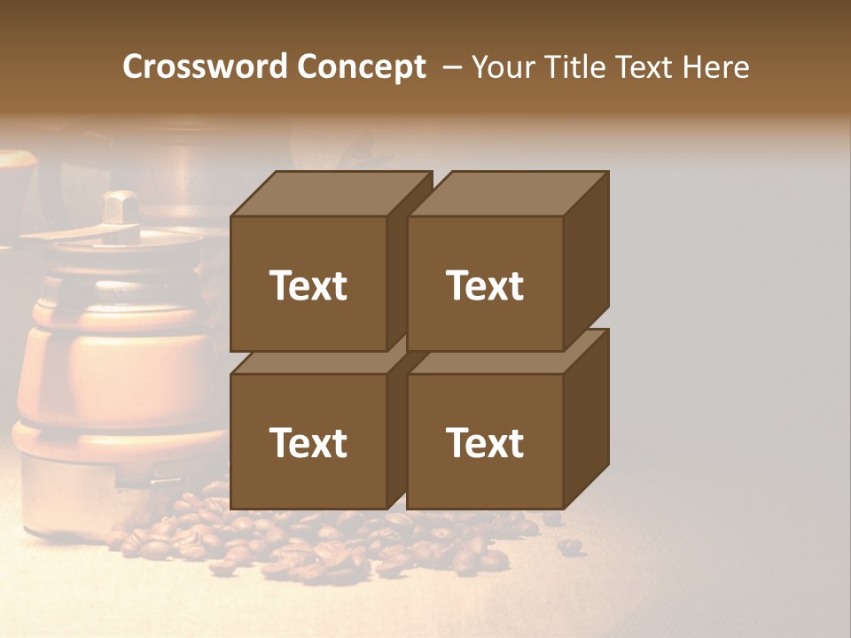 Coffee Pot Cooking Coffeepot PowerPoint Template