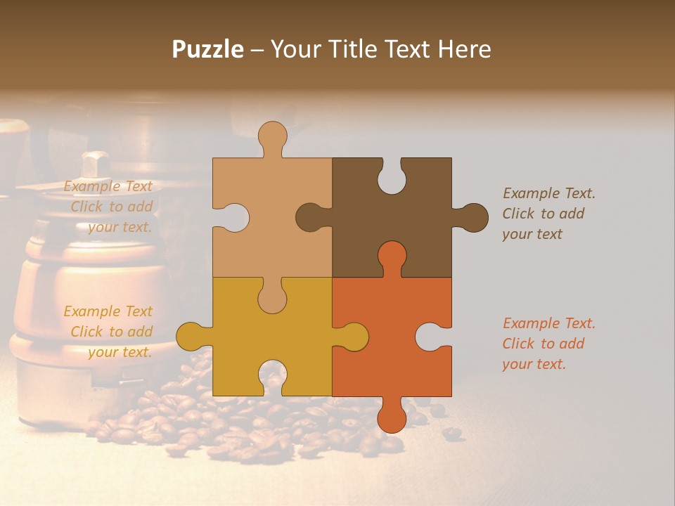 Coffee Pot Cooking Coffeepot PowerPoint Template