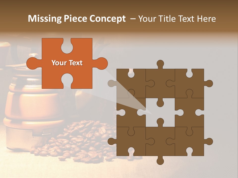 Coffee Pot Cooking Coffeepot PowerPoint Template