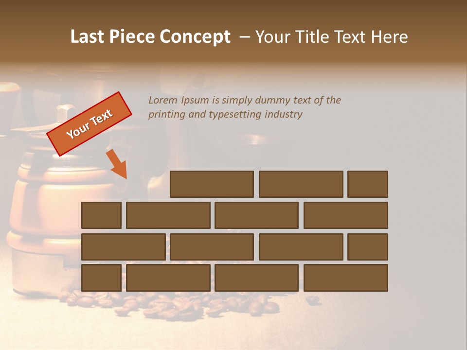 Coffee Pot Cooking Coffeepot PowerPoint Template