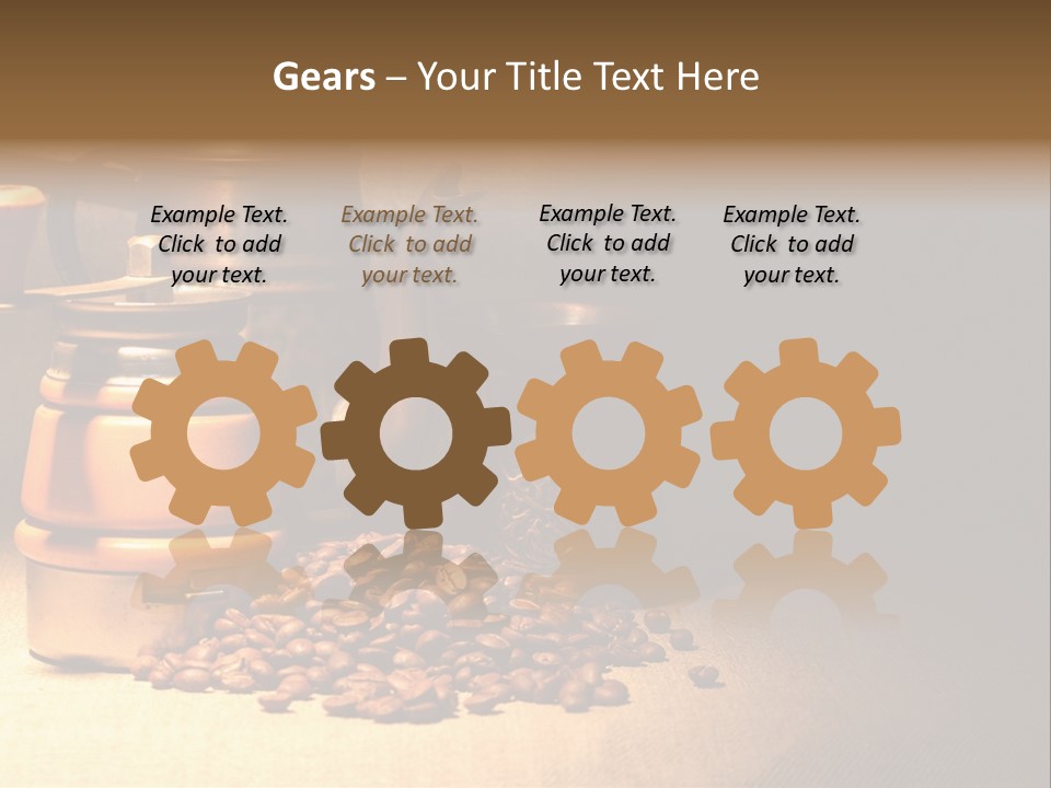 Coffee Pot Cooking Coffeepot PowerPoint Template