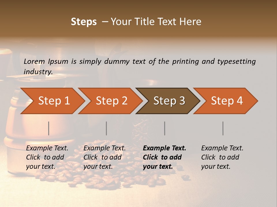Coffee Pot Cooking Coffeepot PowerPoint Template