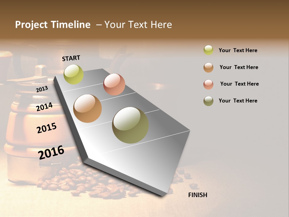 Coffee Pot Cooking Coffeepot PowerPoint Template