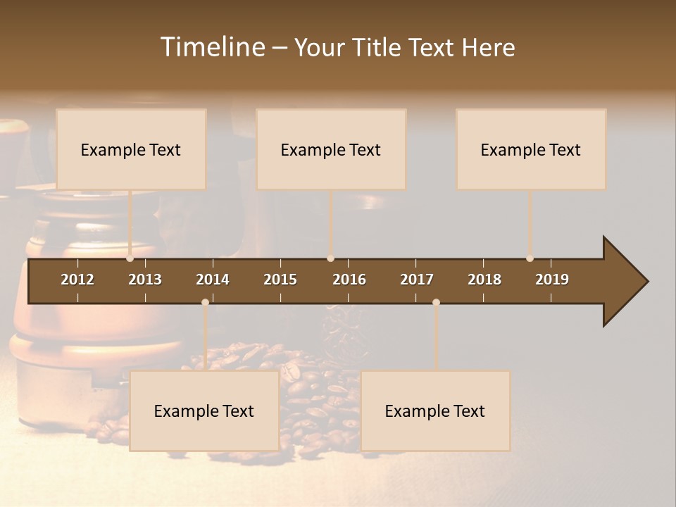 Coffee Pot Cooking Coffeepot PowerPoint Template