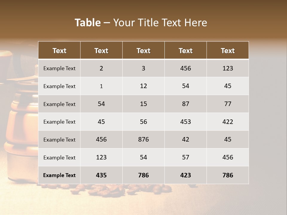 Coffee Pot Cooking Coffeepot PowerPoint Template