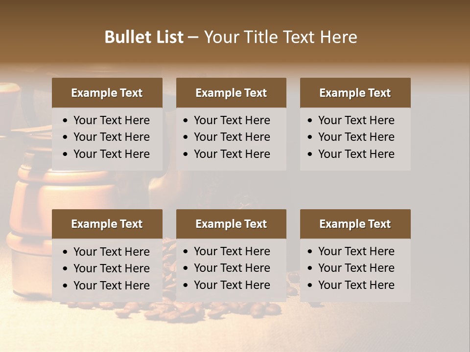 Coffee Pot Cooking Coffeepot PowerPoint Template
